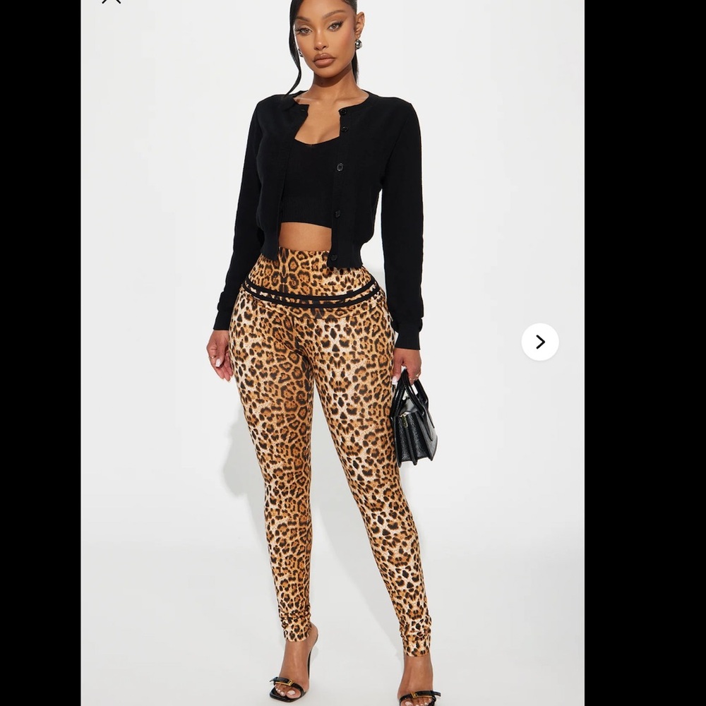 Leopard Print Women's Pants
